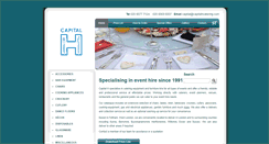 Desktop Screenshot of capitalcateringhire.com